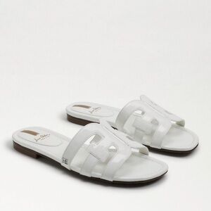 NWT Sam Edelman Bay Sandal - White - Size 8